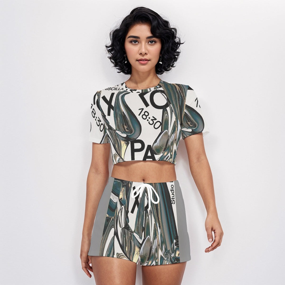 NAStech O-neck T-shirt Shorts Suit