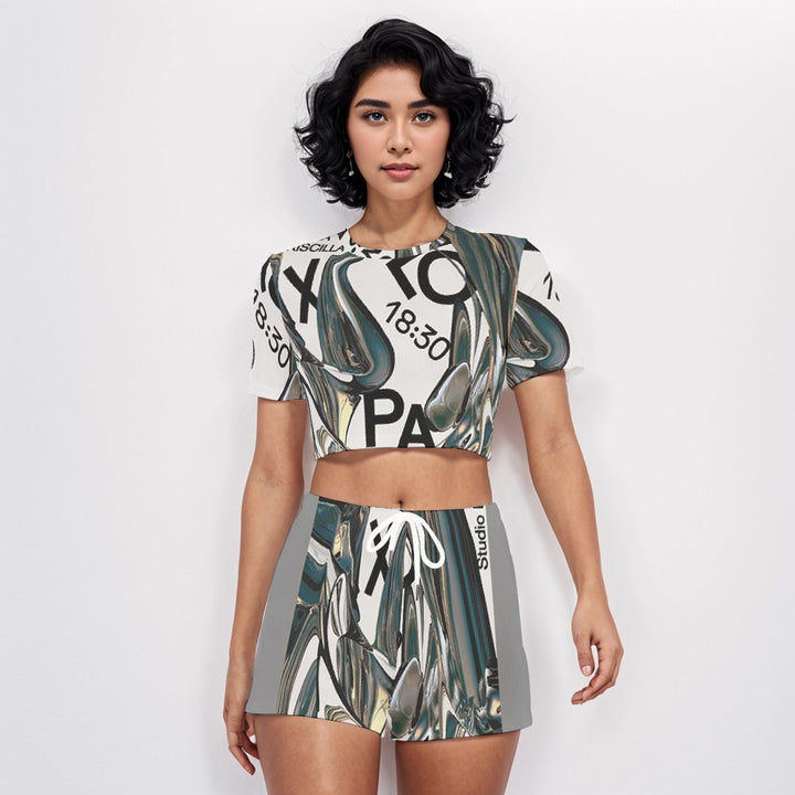 NAStech O-neck T-shirt Shorts Suit