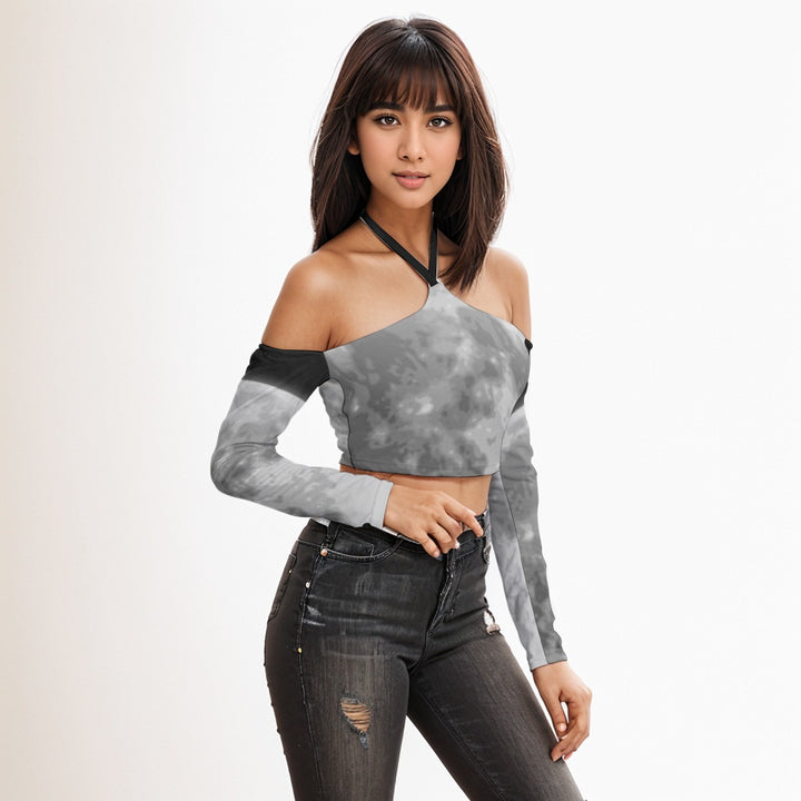 NAStech Halter Lace-up Top