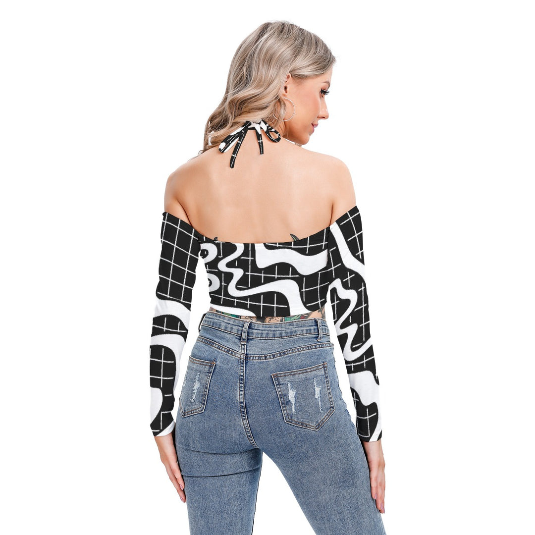 NAStech Halter Lace-up Top