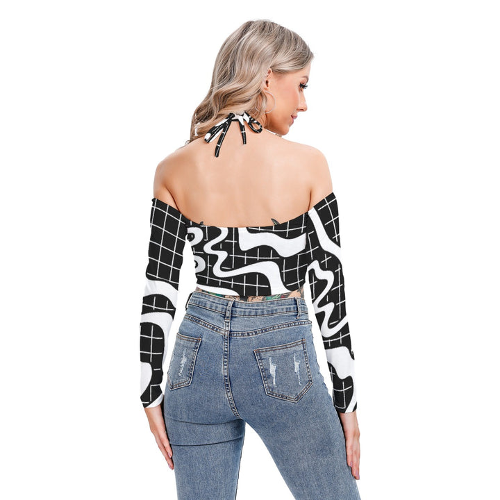 NAStech Halter Lace-up Top