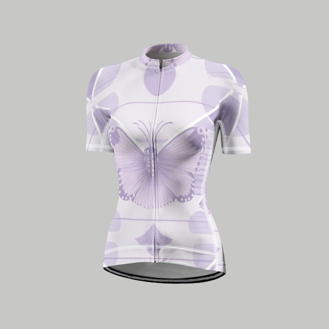 Sweet Side Women's Anti-Slip Raglan Cycling Jersey With Short Sleeve