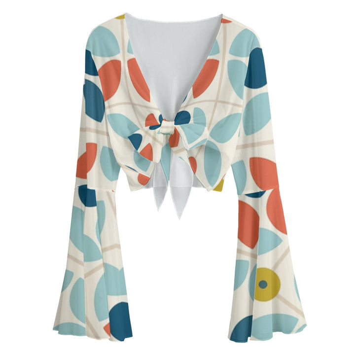 Down to Earth Bell Sleeve Blouse