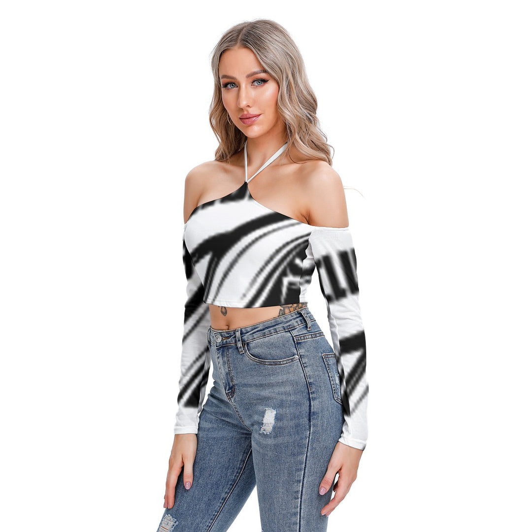NAStech Halter Lace-up Top
