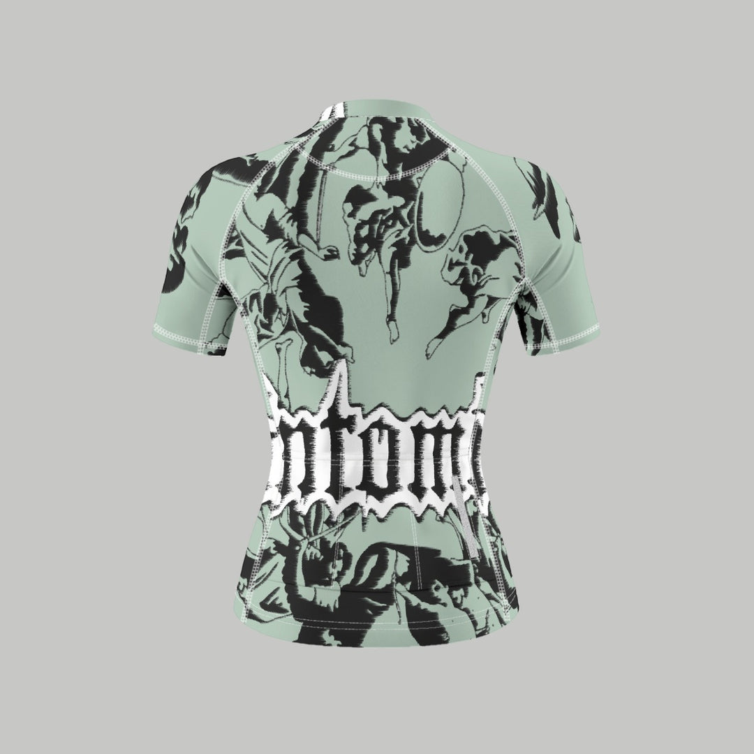 Rogue Women's Anti-Slip Raglan Cycling Jersey With Short Sleeve