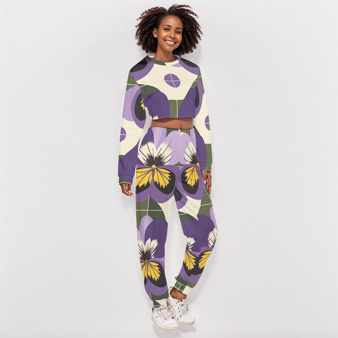Sweet Side Cropped Sweat Set