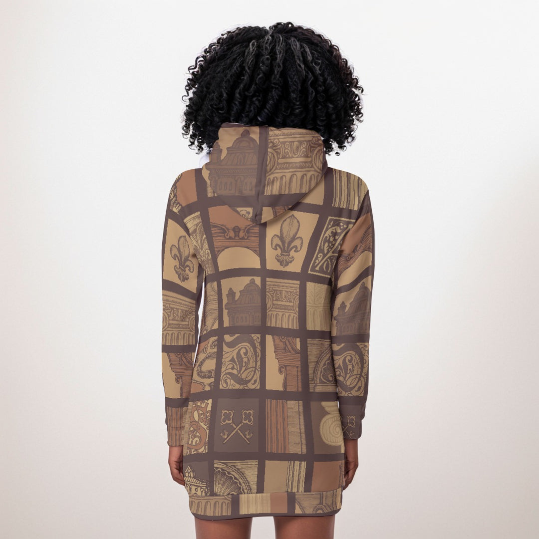Down to Earth Heavy Fleece Long Hoodie