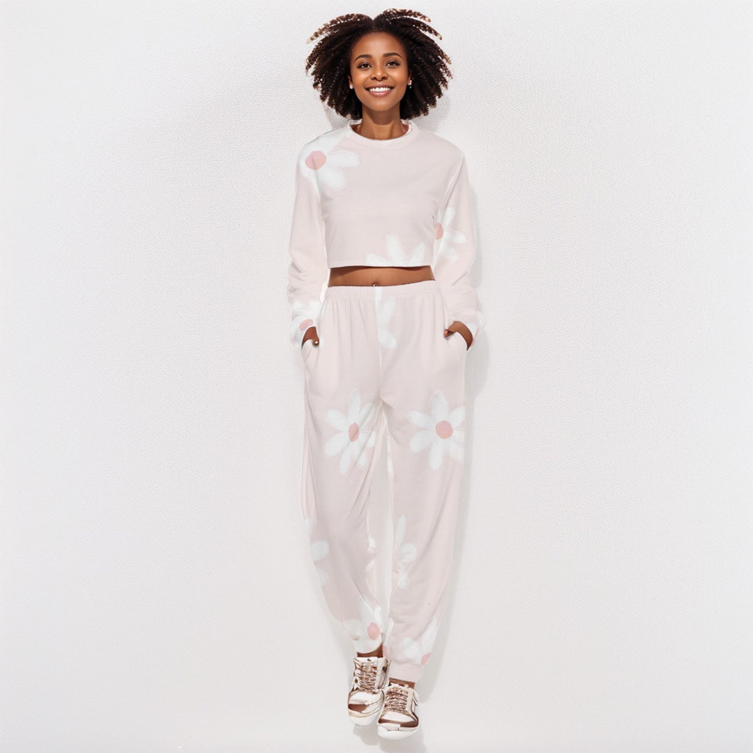 Sweet Side Cropped Sweat Set