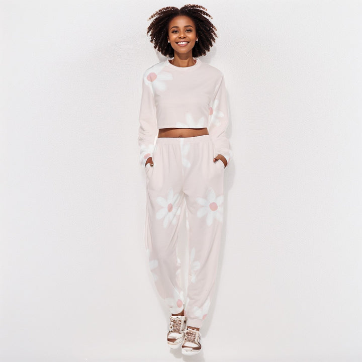 Sweet Side Cropped Sweat Set