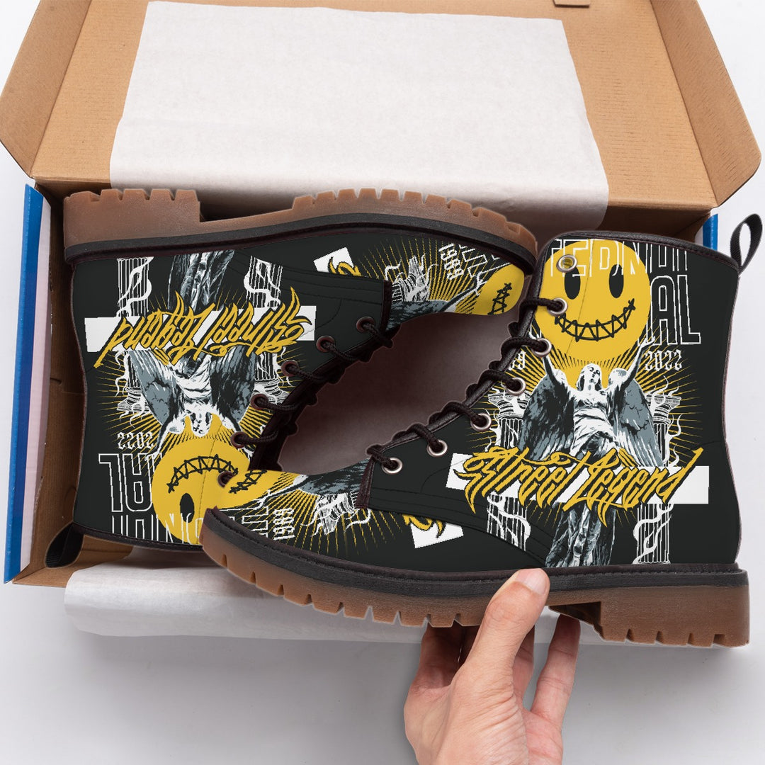 Crooked Smiles Club Men's Martin Short Boots