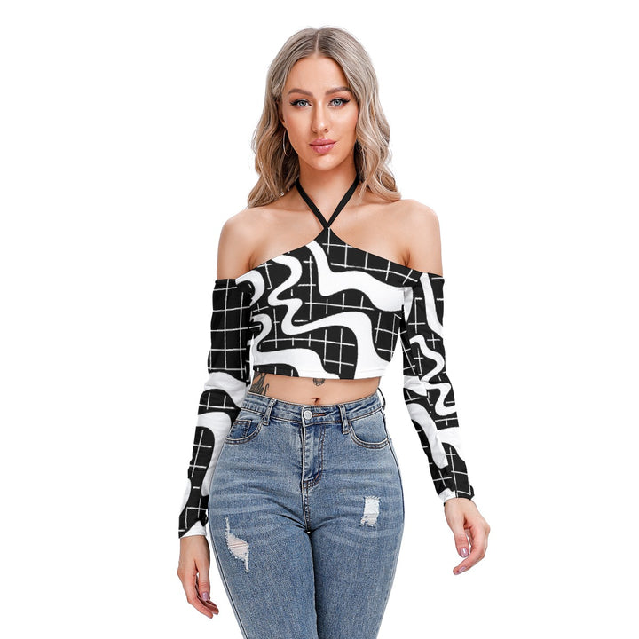 NAStech Halter Lace-up Top