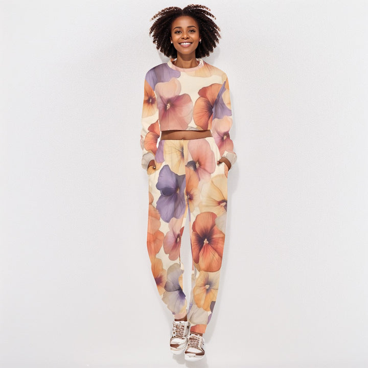 Sweet Side Cropped Sweat Set