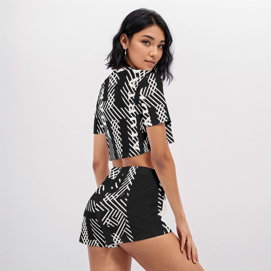 NAStech O-neck T-shirt Shorts Suit