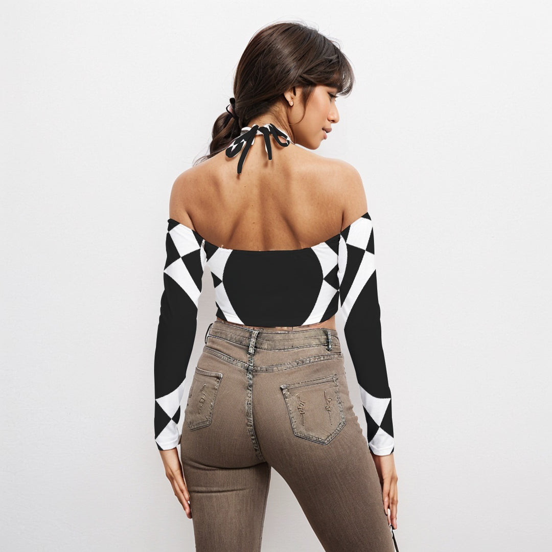 NAStech Halter Lace-up Top