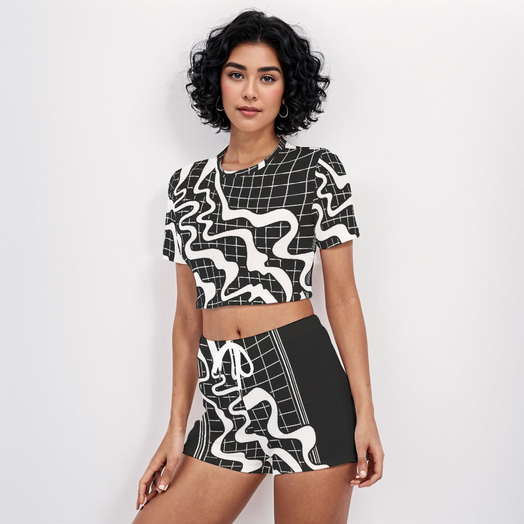 NAStech O-neck T-shirt Shorts Suit