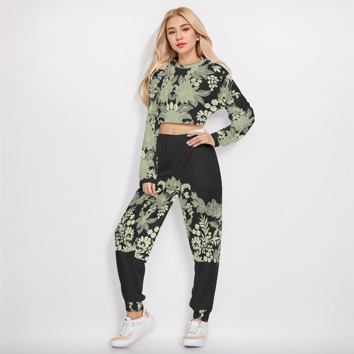 Sweet Side Cropped Sweat Set