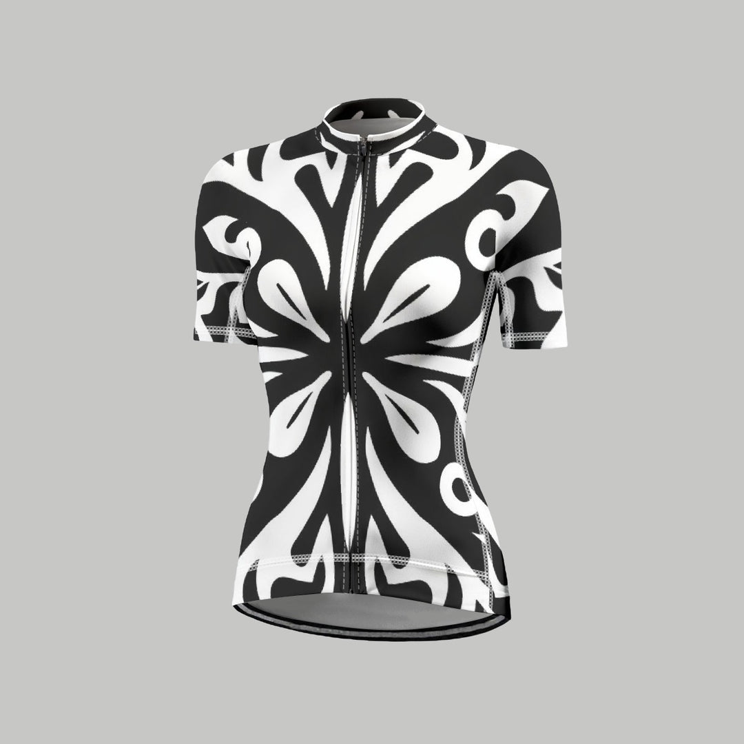 Sweet Side Women's Anti-Slip Raglan Cycling Jersey With Short Sleeve