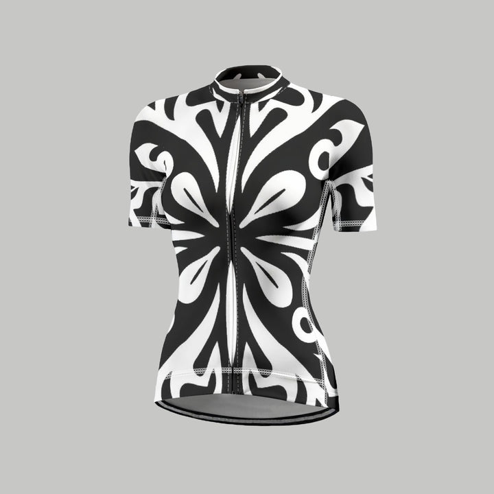 Sweet Side Women's Anti-Slip Raglan Cycling Jersey With Short Sleeve
