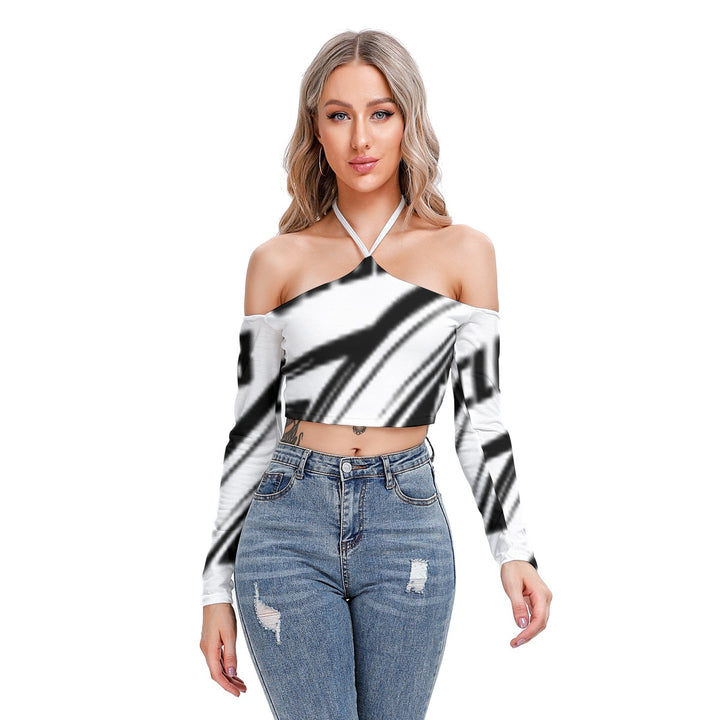 NAStech Halter Lace-up Top