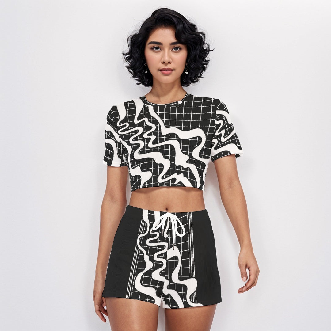 NAStech O-neck T-shirt Shorts Suit