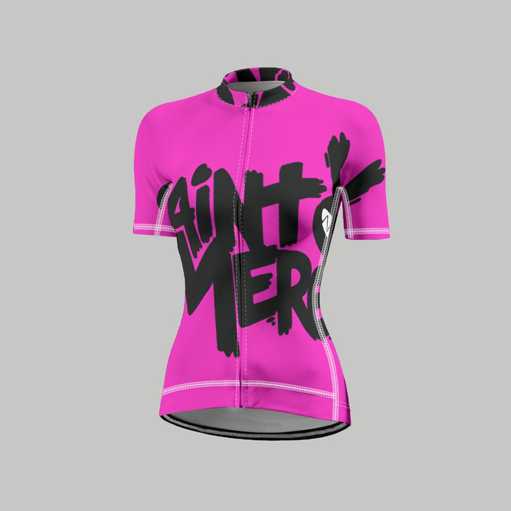 Sharp Light Women's Anti-Slip Raglan Cycling Jersey With Short Sleeve