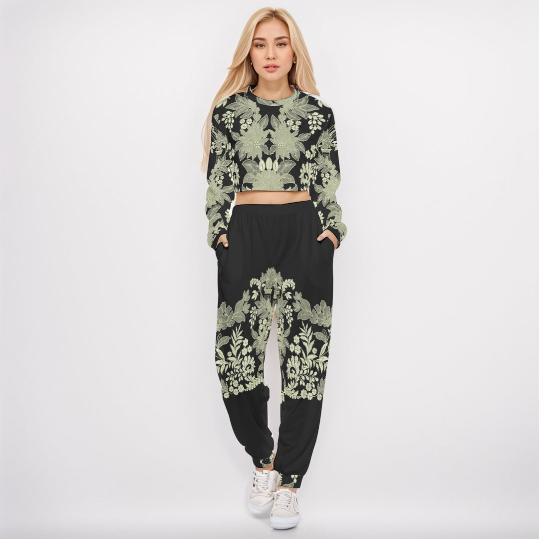 Sweet Side Cropped Sweat Set
