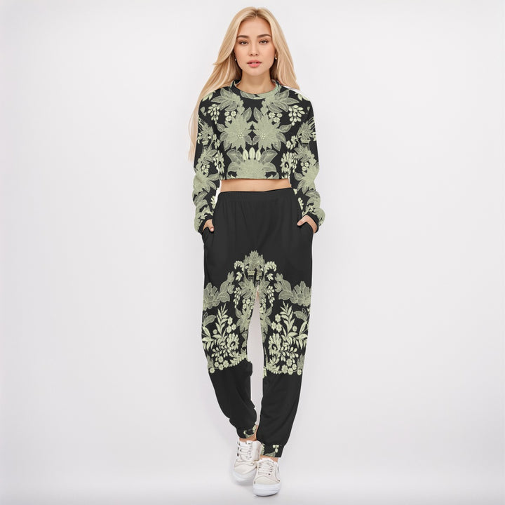Sweet Side Cropped Sweat Set