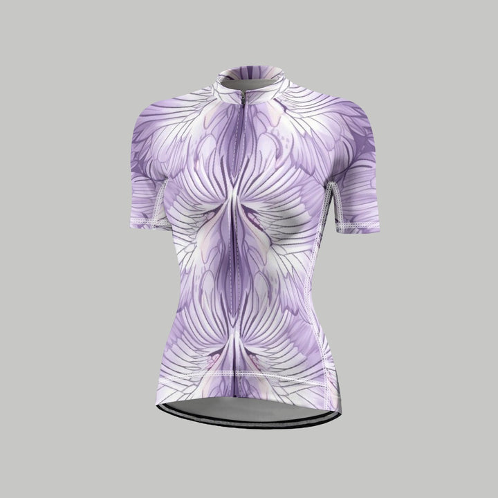 Sweet Side Women's Anti-Slip Raglan Cycling Jersey With Short Sleeve