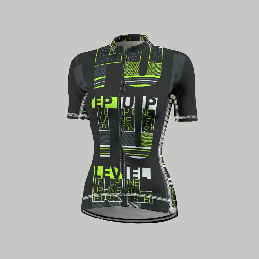 Sharp Light Women's Anti-Slip Raglan Cycling Jersey With Short Sleeve