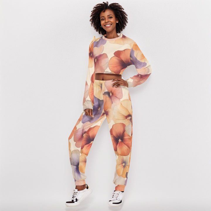 Sweet Side Cropped Sweat Set