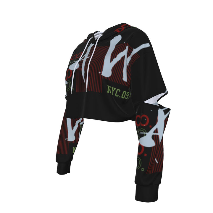 Rogue Heavy Fleece Hoodie With Hollow Out Sleeve