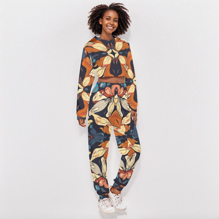 Sweet Side Cropped Sweat Set