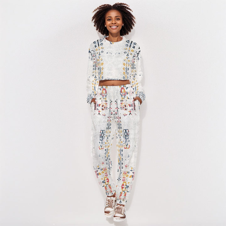 Down to Earth Cropped Sweat Set