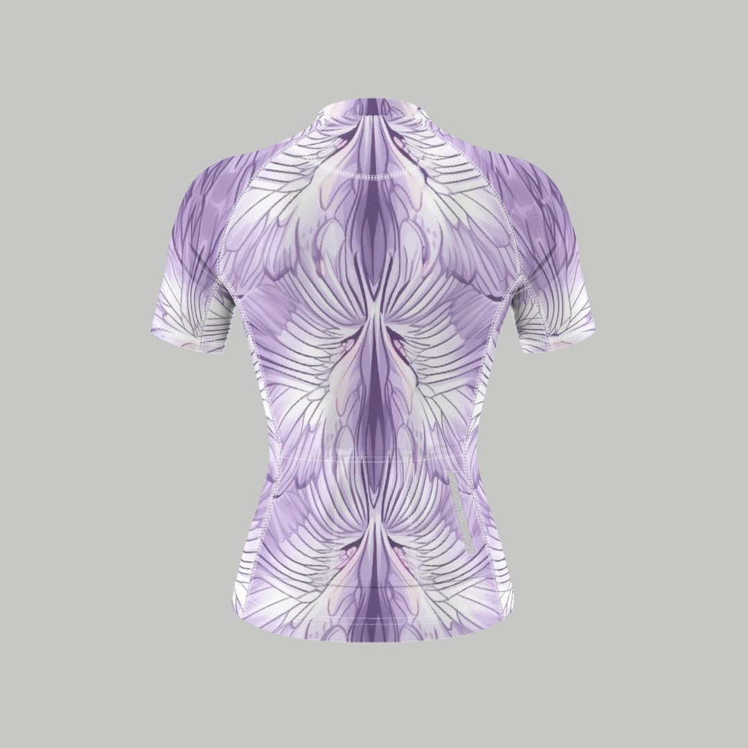 Sweet Side Women's Anti-Slip Raglan Cycling Jersey With Short Sleeve