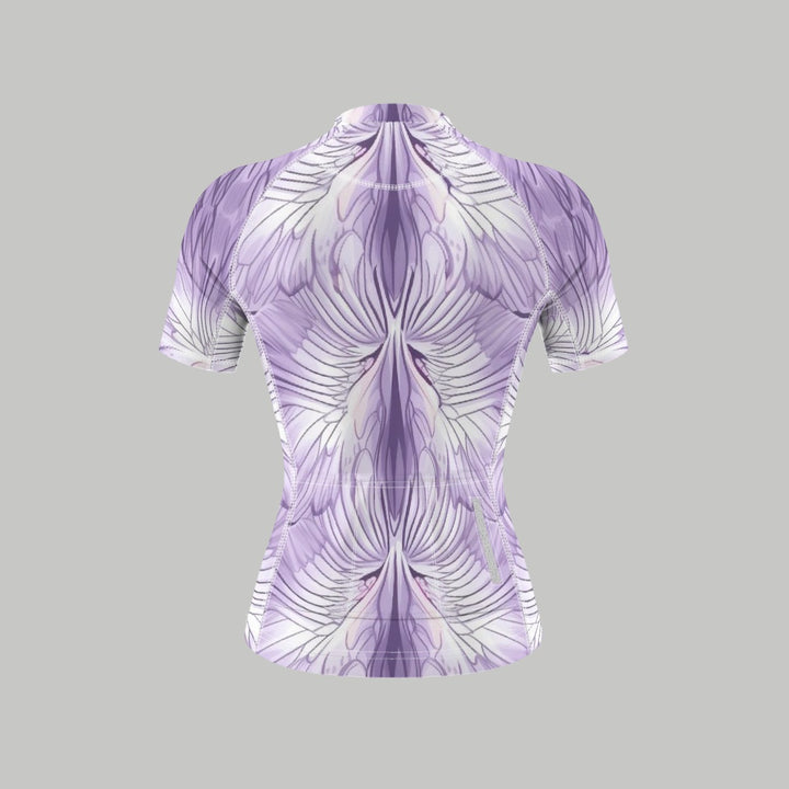 Sweet Side Women's Anti-Slip Raglan Cycling Jersey With Short Sleeve