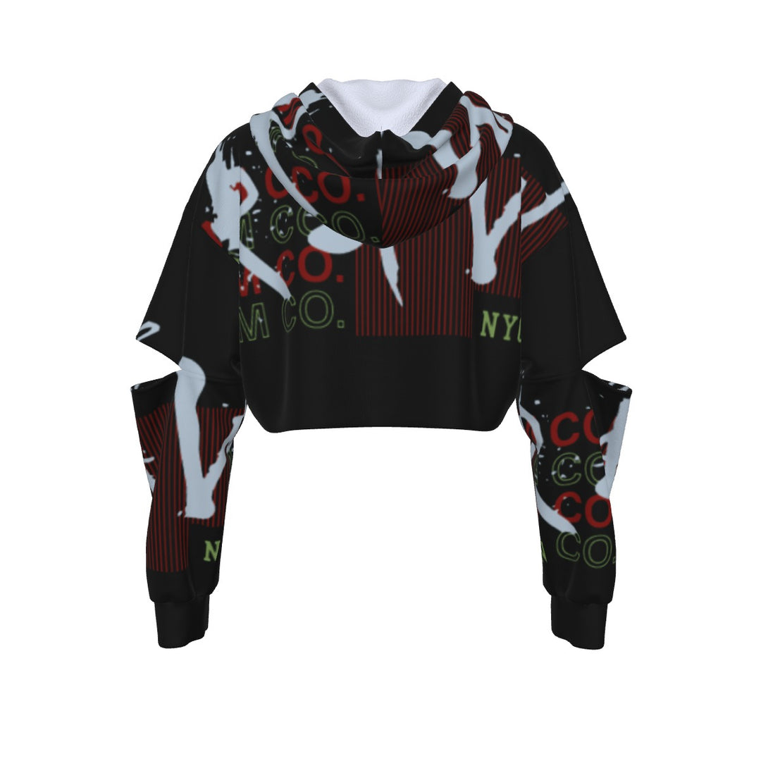 Rogue Heavy Fleece Hoodie With Hollow Out Sleeve