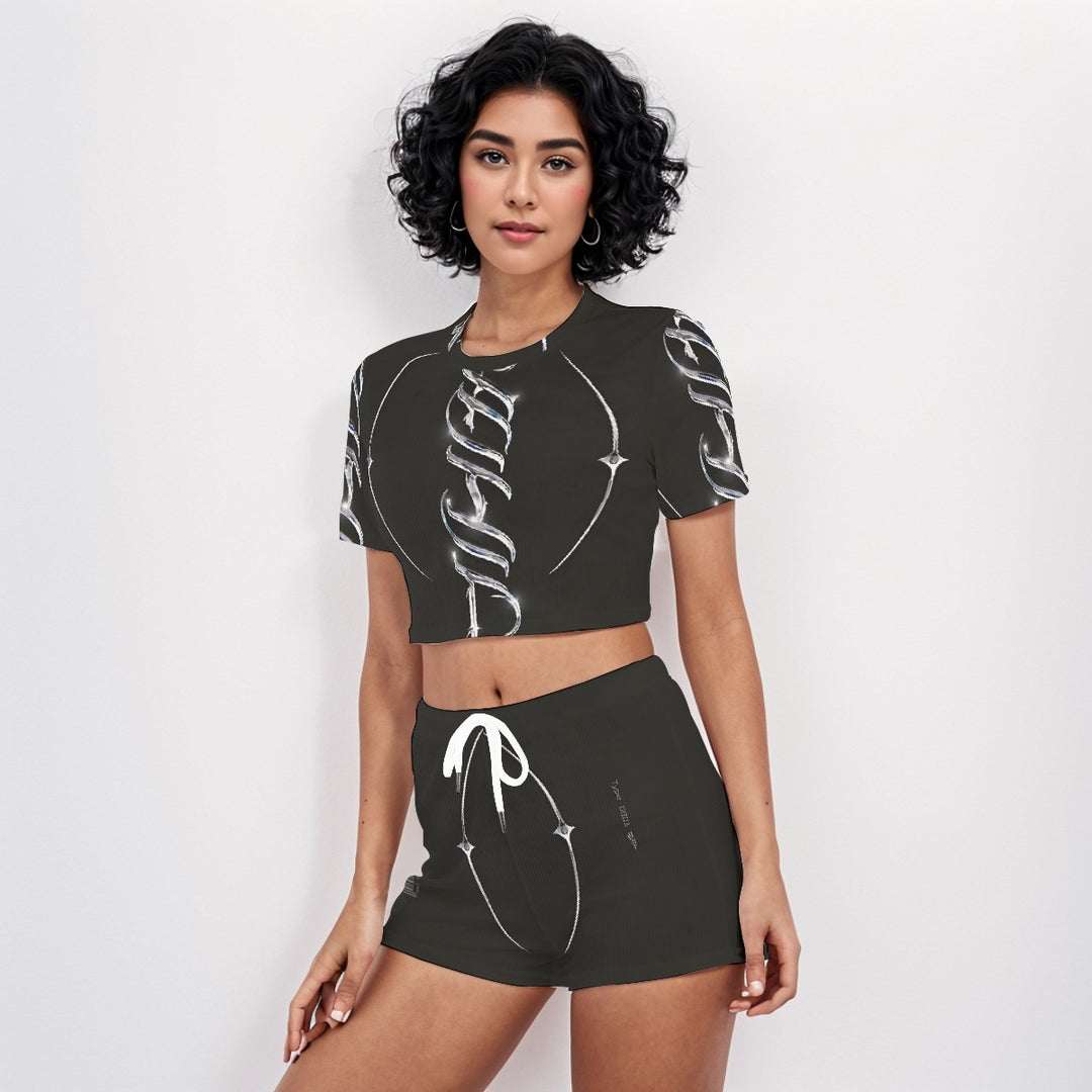 NAStech O-neck T-shirt Shorts Suit