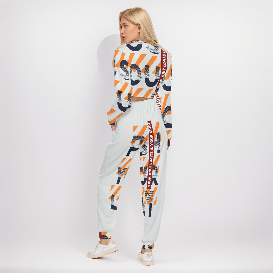 Streets of Tokyo Cropped Sweat Set
