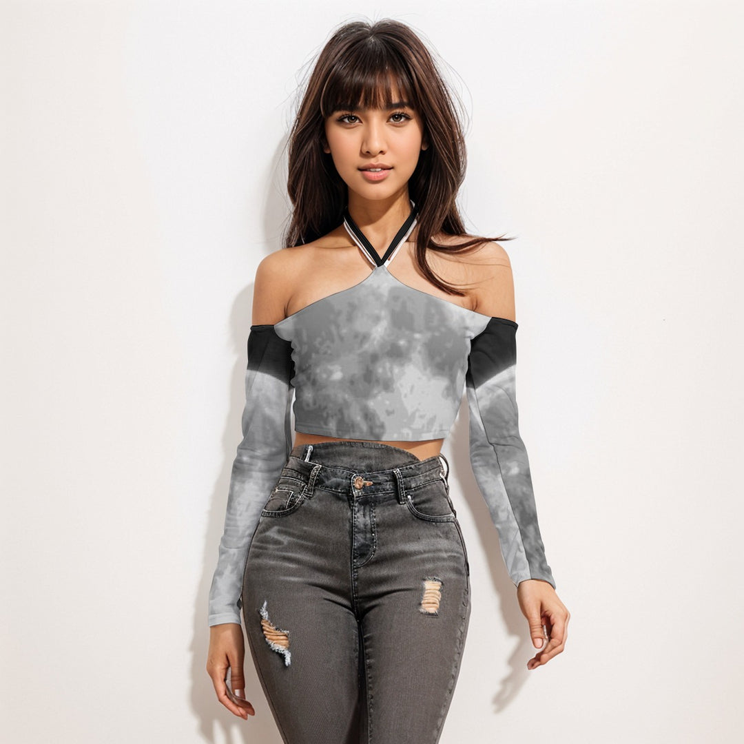 NAStech Halter Lace-up Top