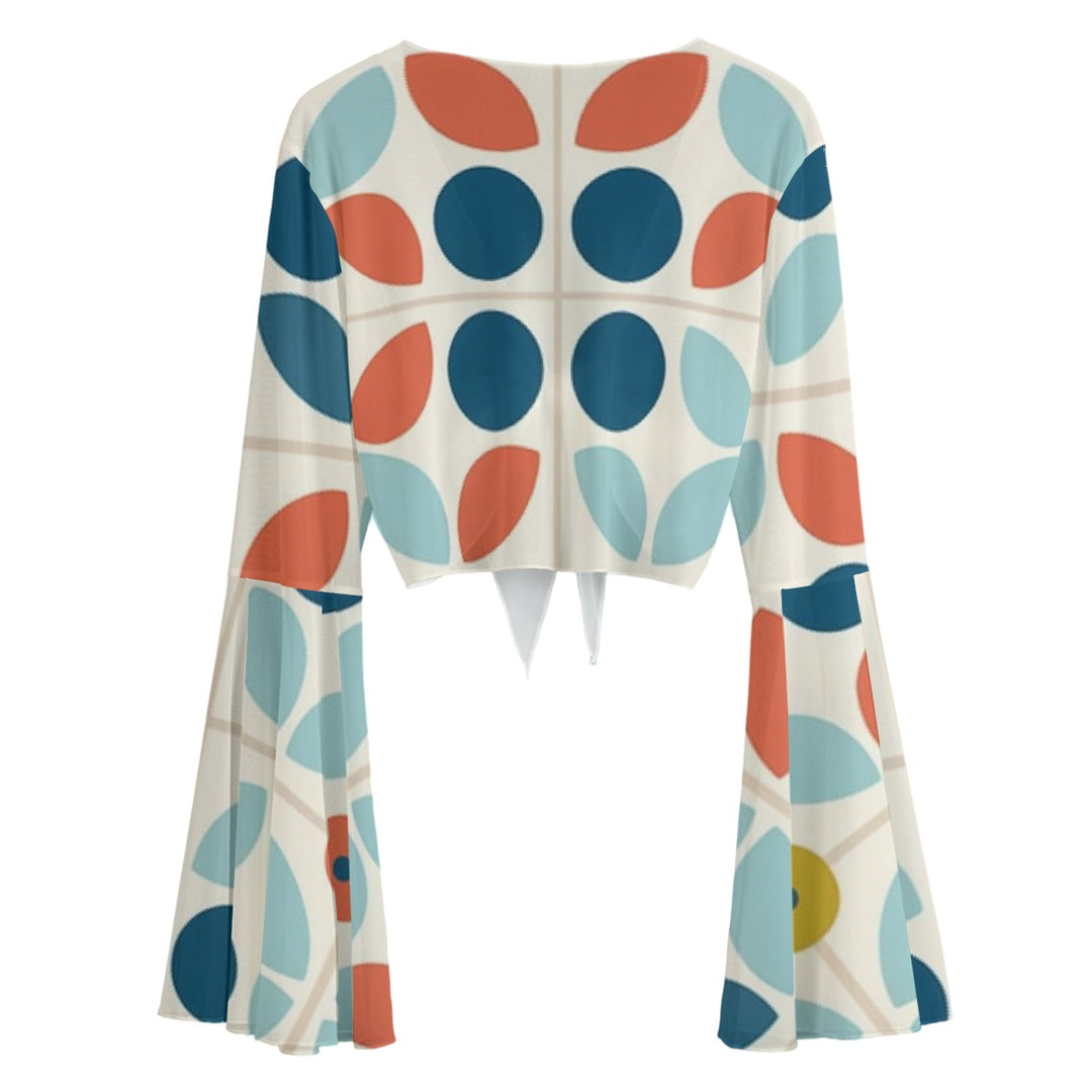 Down to Earth Bell Sleeve Blouse