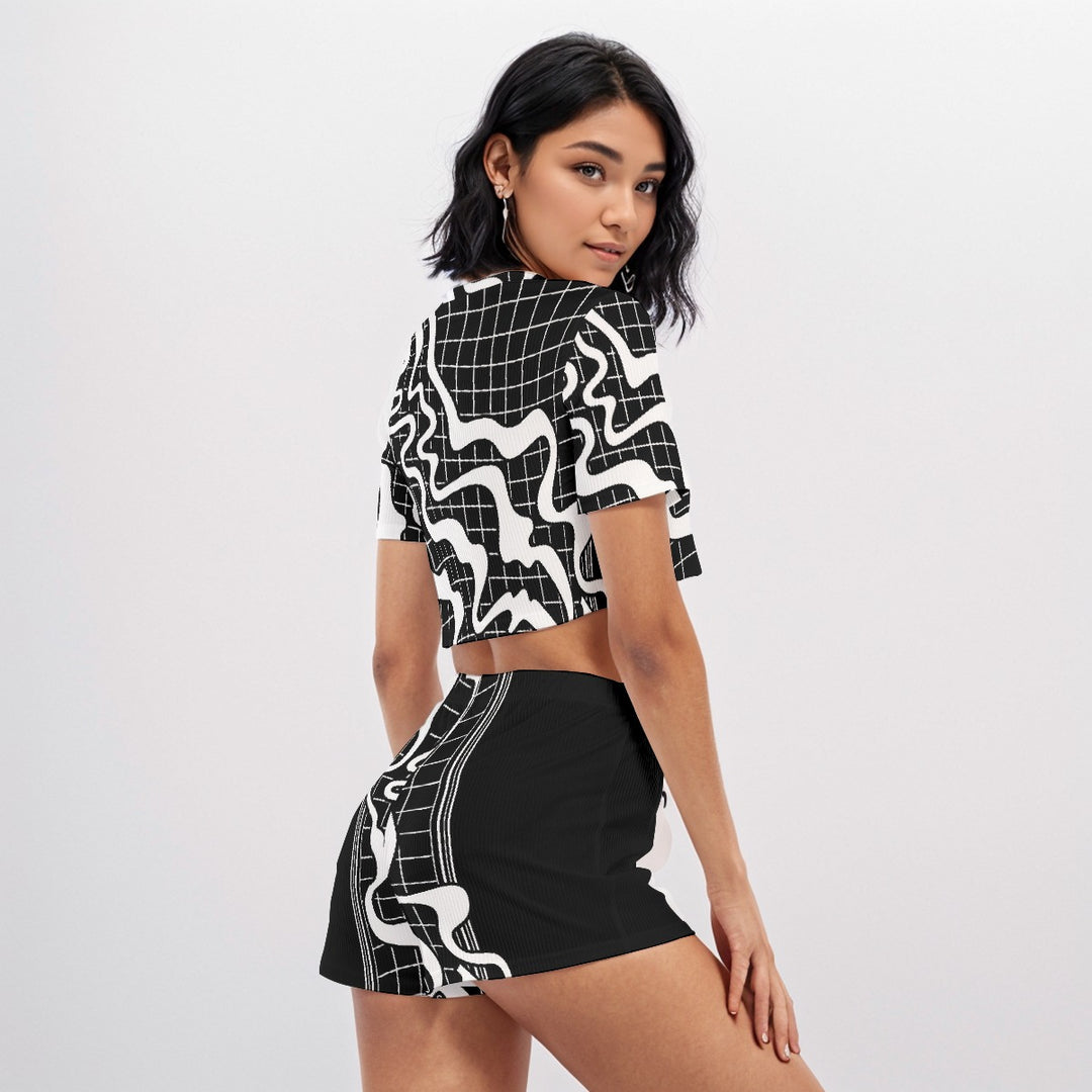 NAStech O-neck T-shirt Shorts Suit