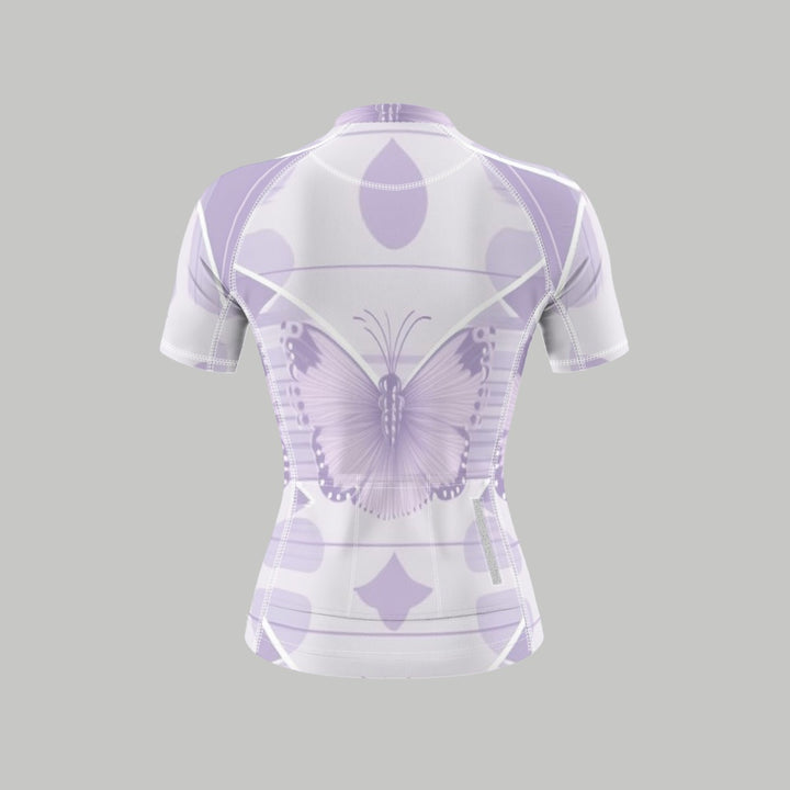 Sweet Side Women's Anti-Slip Raglan Cycling Jersey With Short Sleeve