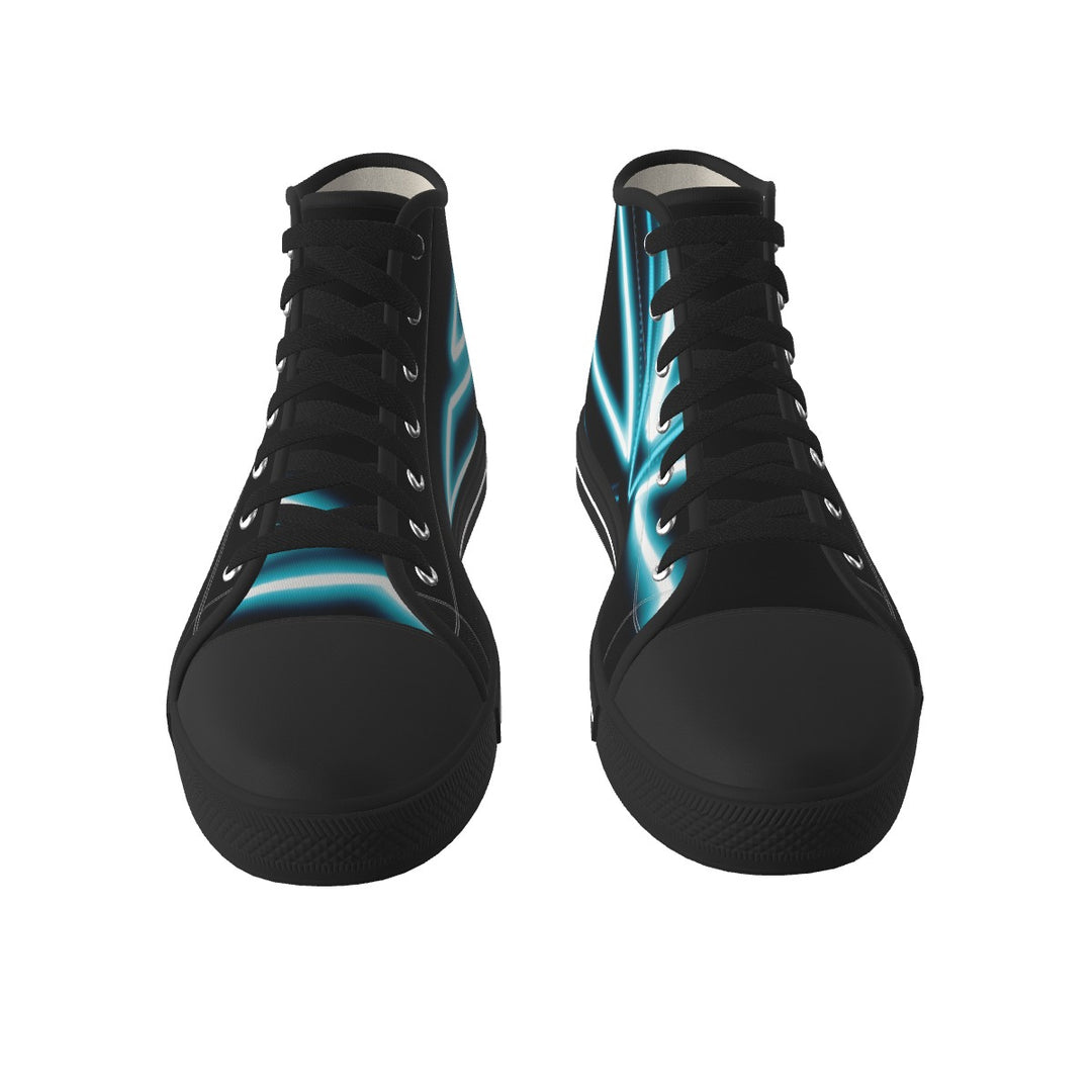 Sharp Light Men's Black Sole Canvas Shoes