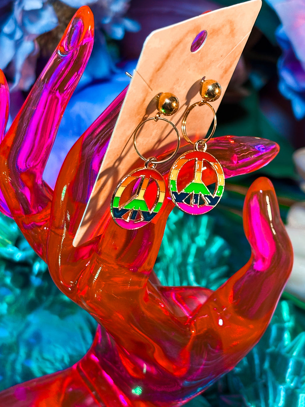🌈✨ LAST PAIR – Handmade Pride Rainbow Earrings ✨🌈