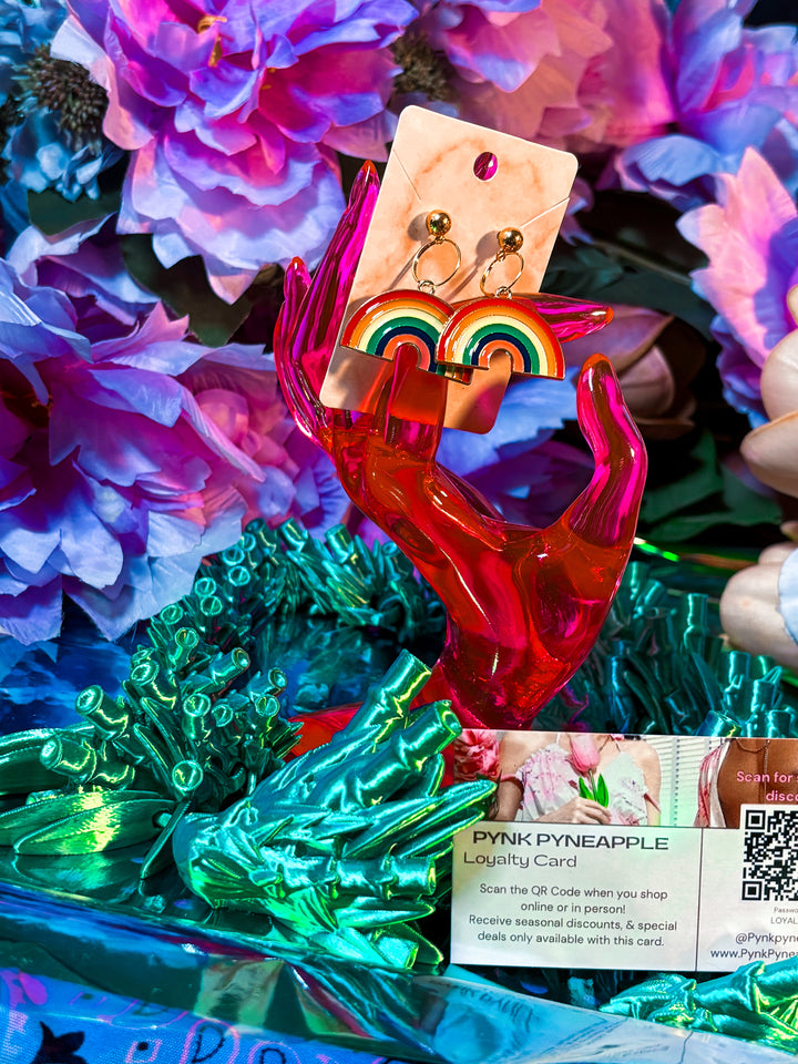 🌈✨ LAST PAIR – Handmade Pride Rainbow Earrings ✨🌈