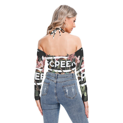 Streets of Tokyo Halter Lace-up Top