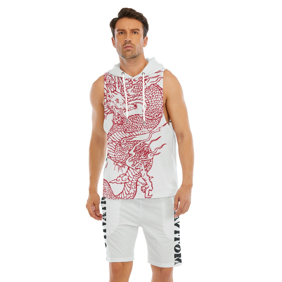 Streets of Tokyo Sleeveless Vest And Shorts Set