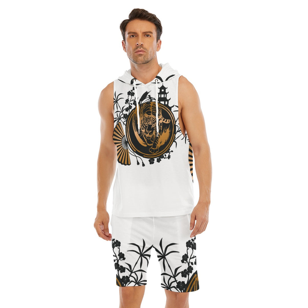 Streets of Tokyo Sleeveless Vest And Shorts Set