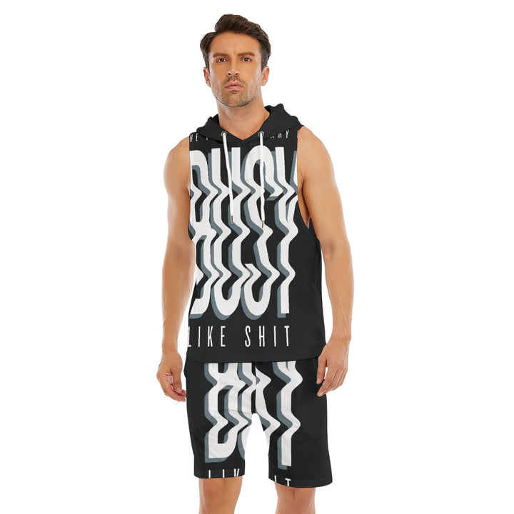 NAStech Sleeveless Vest And Shorts Set