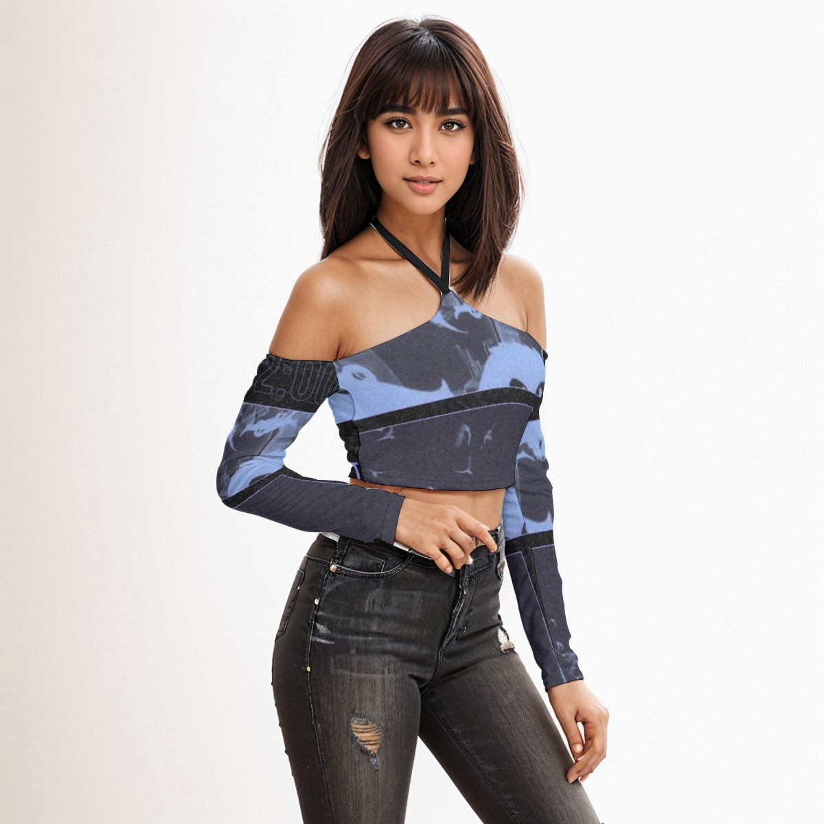 Rogue Halter Lace-up Top